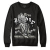 Jordan 4 Military Black DopeSkill Sweatshirt True Love Will Kill You Graphic - Black