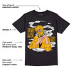 Goldenrod Dunk DopeSkill T-Shirt Money Is The Motive Graphic