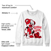 AJ 1 Heritage DopeSkill Sweatshirt Broken Heart Graphic