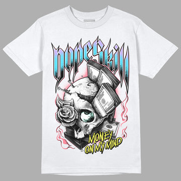 Candy Easter Dunk Low DopeSkill T-Shirt DopeSkill Evolution Graphic - White 