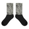 Halloween Sublimated Socks Match Jordan 4 Military Black