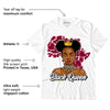 AJ 3 Cardinal Red DopeSkill T-Shirt Black Queen Graphic