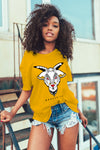AJ 13 Del Sol DopeSkill Del Sol T-shirt Sneaker Goat Graphic