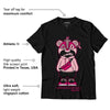 AJ 1 Mid Coral Chalk DopeSkill T-Shirt Sneaker Bear Graphic