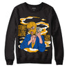 Dunk Blue Jay and University Gold DopeSkill Sweatshirt Money Is The Motive Graphic Streetwear - Black