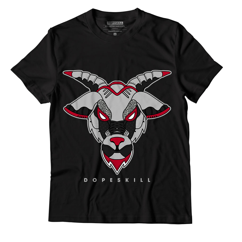 Jordan 9 Particle Grey DopeSkill T-Shirt Sneaker Goat Graphic - Black