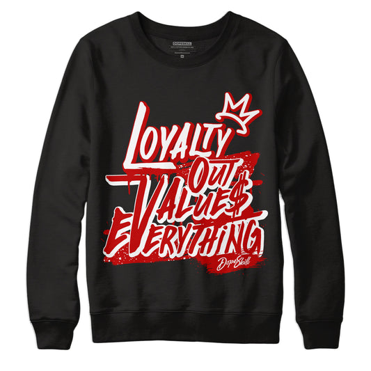 Jordan 6 “Red Oreo” DopeSkill Sweatshirt LOVE Graphic - Black