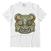 Jordan 5 Jade Horizon DopeSkill T-Shirt Robo Bear Graphic - White 