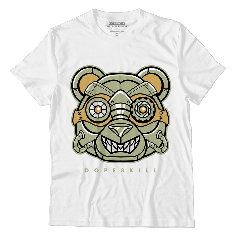 Jordan 5 Jade Horizon DopeSkill T-Shirt Robo Bear Graphic - White 