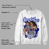 Racer Blue White Dunk Low DopeSkill Sweatshirt Queen Of Hustle Graphic