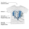 Acid Wash Denim 6s DopeSkill Toddler Kids T-shirt Slime Drip Heart Graphic