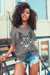 AJ 11 Cool Grey DopeSkill Grey T-shirt Sneaker Rabbit Graphic