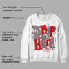 Fire Red 9s DopeSkill Sweatshirt Drip Too Hard Graphic