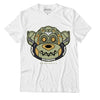 Jordan 5 Jade Horizon DopeSkill T-Shirt Monk Graphic - White 