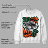 Dunk Low Team Dark Green Orange DopeSkill Sweatshirt Don't Quit Graphic