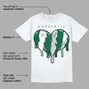 Gorge Green 1s DopeSkill T-Shirt Slime Drip Heart Graphic