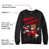 Red Thunder 4s DopeSkill Sweatshirt Money Is Our Motive Bear Graphic
