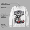 Fire Red 9s DopeSkill Sweatshirt Sick Bear Graphic