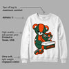 Dunk Low Team Dark Green Orange DopeSkill Sweatshirt Sneakerhead BEAR Graphic