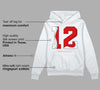 Gym Red 12s DopeSkill Hoodie Sweatshirt No.12 Graphic