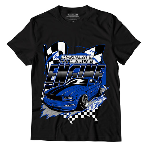 AJ 5 Racer Blue DopeSkill T-Shirt ENGINE Tshirt Graphic