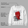 Fire Red 9s DopeSkill Sweatshirt Money Talks Graphic