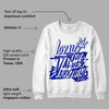 Racer Blue White Dunk Low DopeSkill Sweatshirt LOVE Graphic