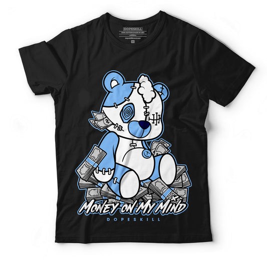 AJ 6 University Blue DopeSkill T-Shirt MOMM Bear Graphic