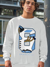 AJ 6 University Blue DopeSkill Sweatshirt Number No.6 Graphic