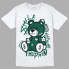 Lottery Pack Malachite Green Dunk Low DopeSkill T-Shirt BEAN Graphic - White