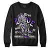 Jordan 3 Dark Iris DopeSkill Sweatshirt True Love Will Kill You Graphic - Black