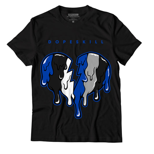 AJ 5 Racer Blue DopeSkill T-Shirt Tear My Heart Out  Graphic