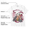 AJ 3 Cardinal Red DopeSkill T-Shirt Money Is The Motive Graphic