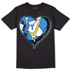 SB Dunk Low Homer DopeSkill T-Shirt Heart Jordan Graphic - Black