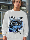 AJ 6 University Blue DopeSkill Sweatshirt ENGINE Tshirt Graphic