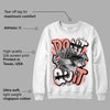 Crimson Bliss 5s DopeSkill Sweatshirt Don't Quit Graphic