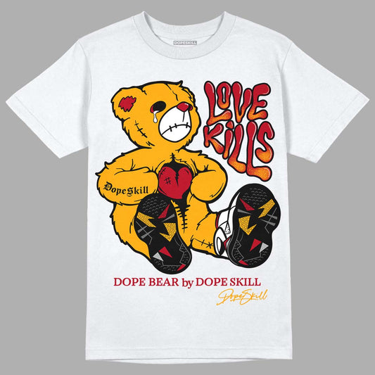 Cardinal 7s DopeSkill T-Shirt Love Kills Graphic - White 