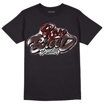 Jordan 12 x A Ma Maniére DopeSkill T-Shirt Rare Breed Type Graphic Streetwear - Black 