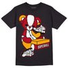 Cardinal 7s DopeSkill T-Shirt Sneakerhead BEAR Graphic - Black 