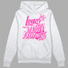 Triple Pink Dunk Low DopeSkill Hoodie Sweatshirt LOVE Graphic - White 