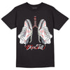 Jordan 3 Retro White Cement Reimagined DopeSkill T-Shirt Breathe Graphic Streetwear - Black