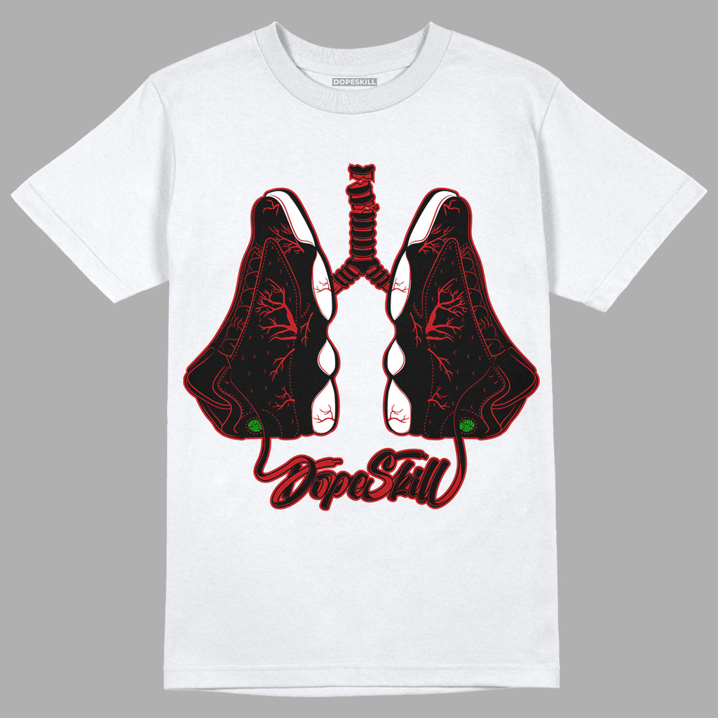 Playoffs 13s DopeSkill T-Shirt Breathe Graphic - White