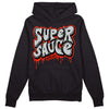 Black Canvas 4s DopeSkill Hoodie Sweatshirt Super Sauce Graphic - Black