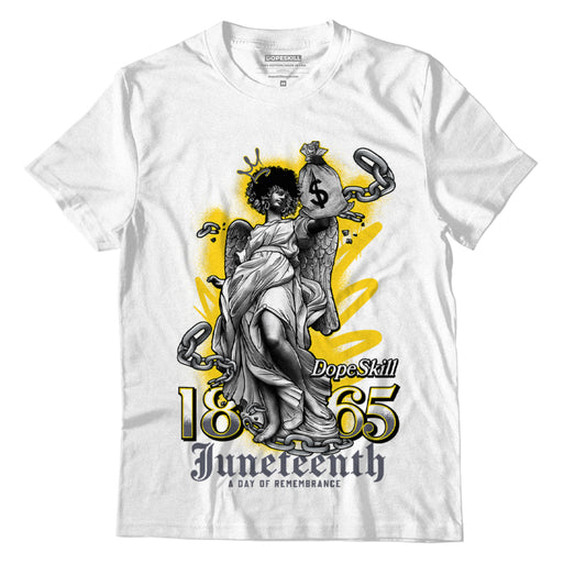 AJ 4 Lightning DopeSkill T-Shirt Juneteenth Graphic