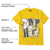 AJ 4 Lightning DopeSkill Tour Yellow T-shirt Drip Too Hard Graphic