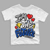 Racer Blue 5s DopeSkill Toddler Kids T-shirt I'm The Future Graphic