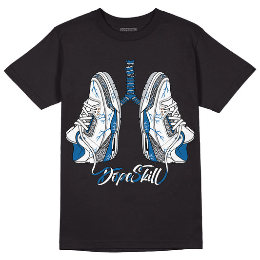 Jordan 3 Retro Wizards DopeSkill T-Shirt Breathe Graphic Streetwear - Black