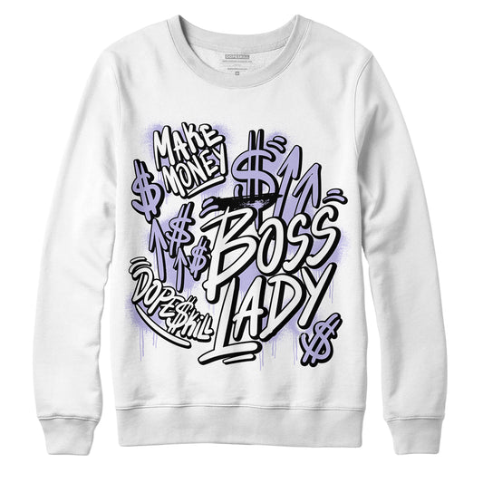 AJ 11 Low Pure Violet DopeSkill Sweatshirt Boss lady Graphic