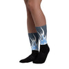 FIRE Sublimated Socks Match AJ 6 Midnight Navy