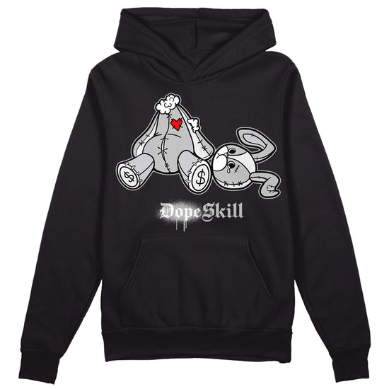 Black Metallic Chrome 6s DopeSkill Hoodie Sweatshirt Don’t Break My Heart Graphic - Black